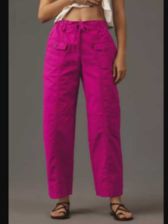 Brand New by Anthropologie Pilcro Utility drawstring pocket pants - Picture 3 of 7